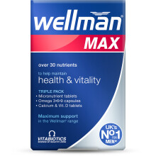 Wellman Max - Multivitamin Tablets for Men Formula Mix with Maximum