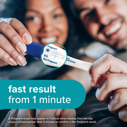 Clearblue Clearblue Pregnancy Test, Rapid Detection, Result As Fast As 1 2