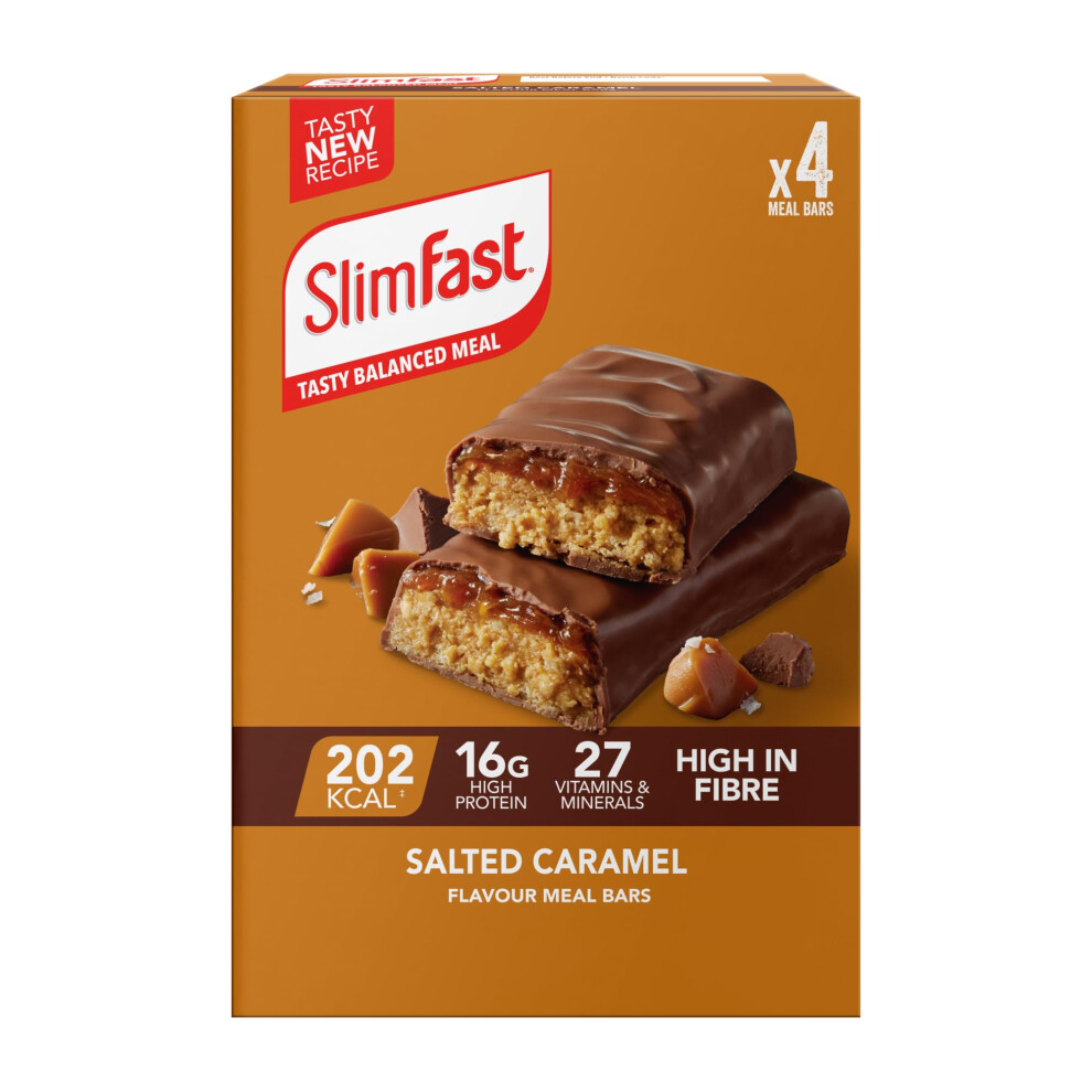 Slimfast Meal Replacement Snack Bar • Salted Caramel Flavour • 211
