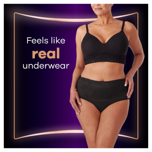 Always Discreet Boutique Incontinence Pants Plus Large Black 1