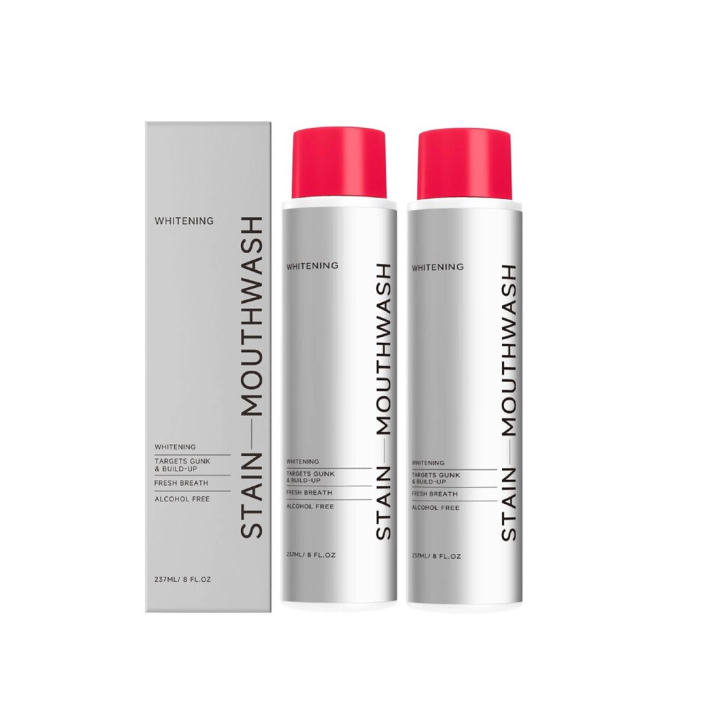 Stain Whitening Mouthwash, Gunk Removing Mouthwash for Fresh Breath,