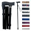 Life Healthcare Folding Walking Stick–Adjustable Height Lightweight 1