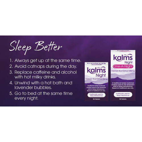 Kalms Night One-a-Night 28 Tablets - Traditional Herbal Medicinal 2