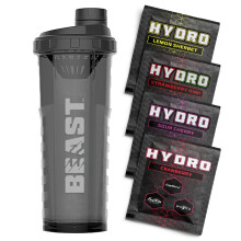 Beast Hydro Gift Set for Runners and Gym Lovers - Protein Shaker