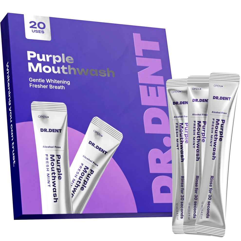 Drdent Dr.dent Purple Mouthwash For Teeth Whitening - Color Correcting