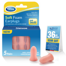 SIESOE 2026 Pro Ear Plugs for Sleep,36dB NRR, Thermal-Adaptive Memory