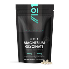 Magnesium Glycinate 3-in-1 Complex – 1800mg Supplements as