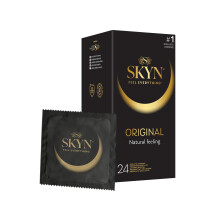 SKYN Original Condoms, Pack of 24, SKYNFEEL Latex Free Condoms for