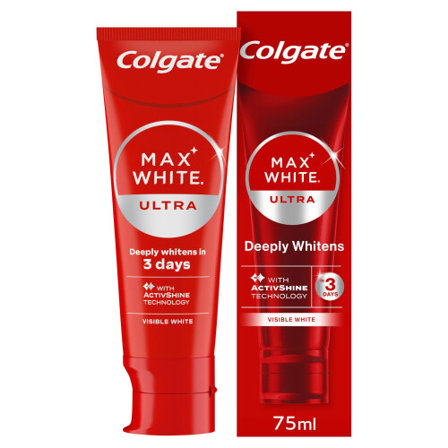 Colgate Colgate Max White Ultra Active Foam Whitening Toothpaste 75ml -