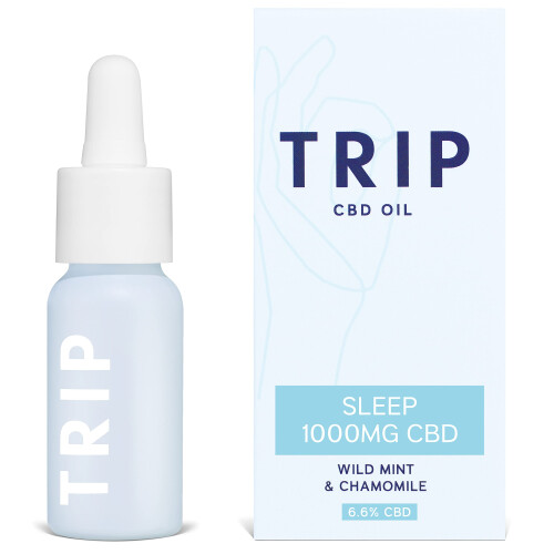 TRIP CBD Oil 1000 mg (Strong - High Strength): Wild Mint CBD Drops