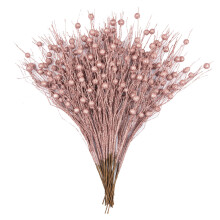Set of 20 Sparkly Decorative Christmas Twigs Pink 45cm — christmas glitter branches, decorative branch set, pink decorative branches