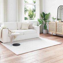vidaXL Anti-Slip Faux Rabbit Fur Rug OLITE White 160 x 230 cm