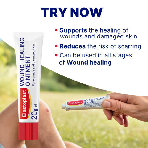 Elastoplast Elastoplast Wound Healing Ointment (20g), Skin-Friendly Wound Cream 1