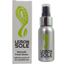 Lemon Sole Natural Shoe Freshener & Deodoriser with 6 Powerful