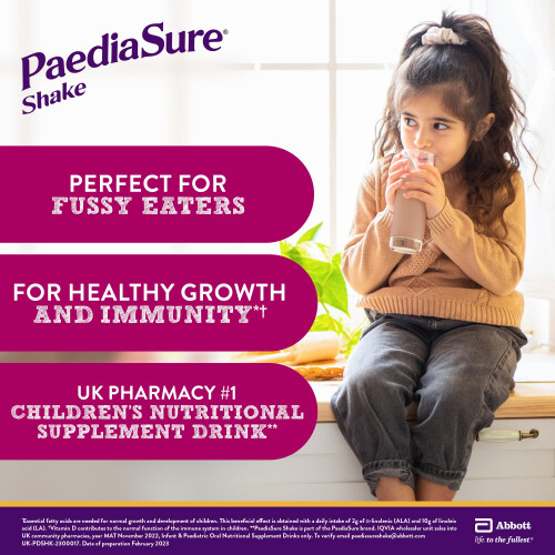 PaediaSure Shake – Chocolate Flavour – 850g – Balanced Nutritional 2