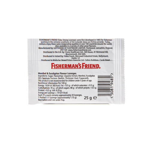 Fisherman's Friend Original Extra Strong Menthol & Eucalyptus 1