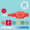 Tepe TePe Interdental Brush, Extra Soft, Red, 0.5mm/ISO 2, 20pcs, 2