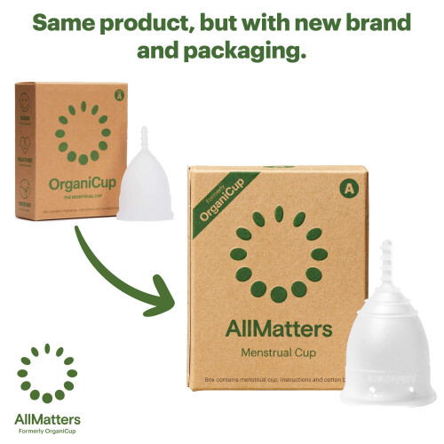 AllMatters Menstrual Cup (Formerly OrganiCup) Size A, for Those Who 1