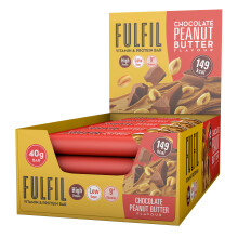 FULFIL Vitamin and Protein Bars, Chocolate Peanut Butter Flavour, Up