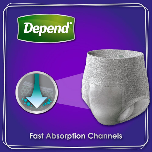 Depend Comfort Protect Incontinence Pants for Men, Small/Medium, 30 1
