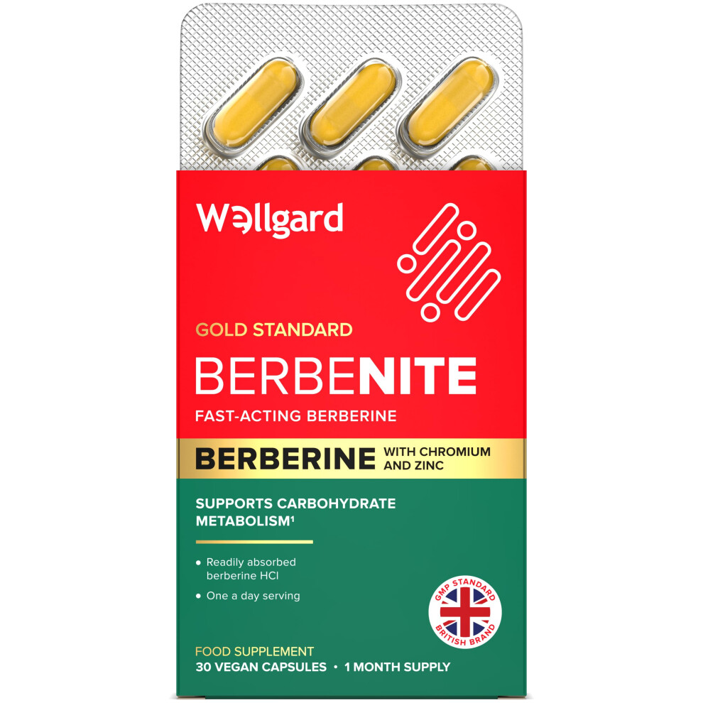 Photos - Vitamins & Minerals Wellgard Berbenite for Metabolic Support - Highly Bioavailable