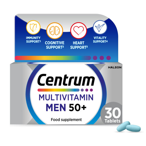 Centrum Centrum Men 50+ Multivitamins & Mineral Supplements, 23 essential