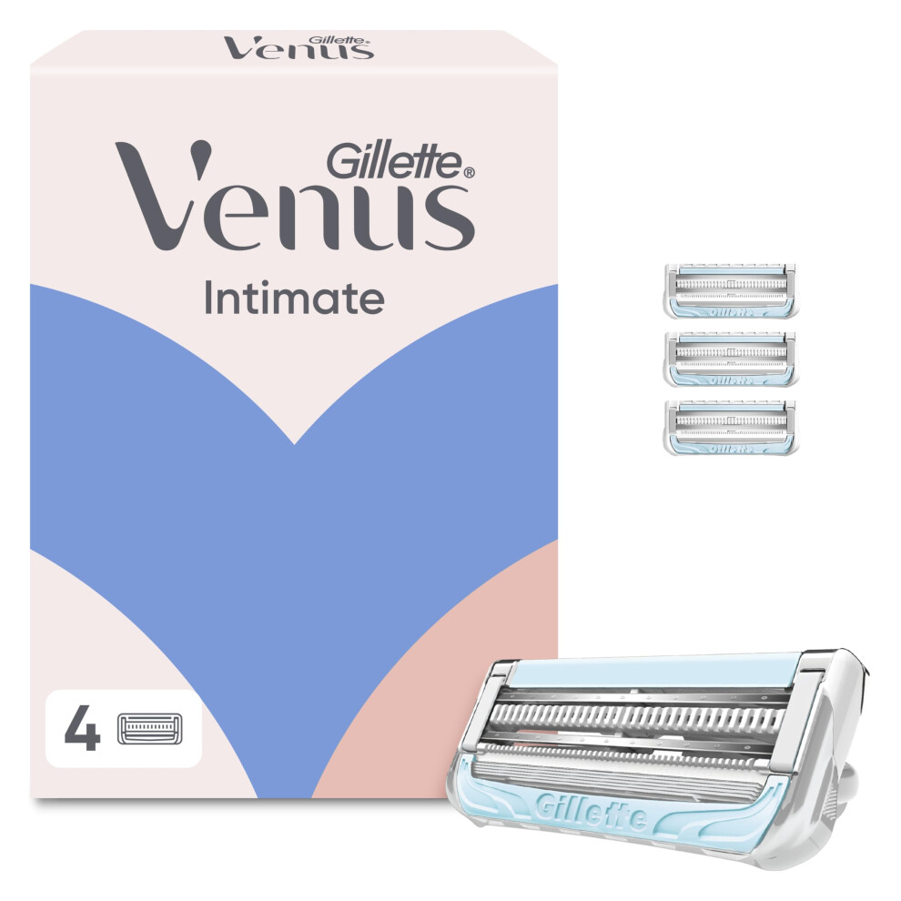 Gillette Venus For Pubic Hair And Skin Razor Blade Refills, Pack Of