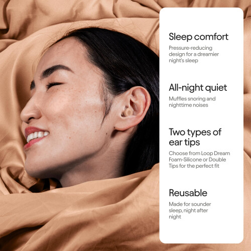 Loop Loop Dream – Silicone/Memory Foam Earplugs for Sleep Comfort | 1