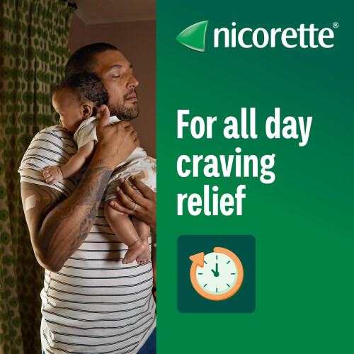 Nicorette Nicorette InvisiPatch, Nicotine Patches Step 2, 15mg, 7 count, 1