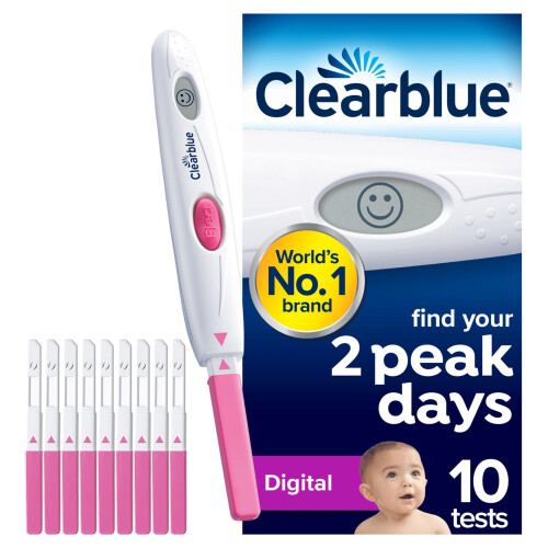 Clearblue Clearblue 10 Digital Ovulation Tests, Digital Results Vs Visual