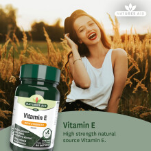 Natures Aid Vitamin E 400iu – Supports Skin, Heart & Immune Health -