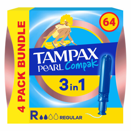 Tampax Compak Pearl Tampons Regular 16CT