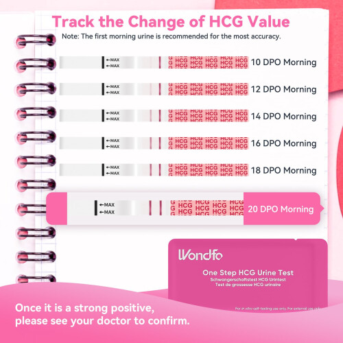 Wondfo Pregnancy Test Strips Early Detection Pregnancy Test 10mIU 2