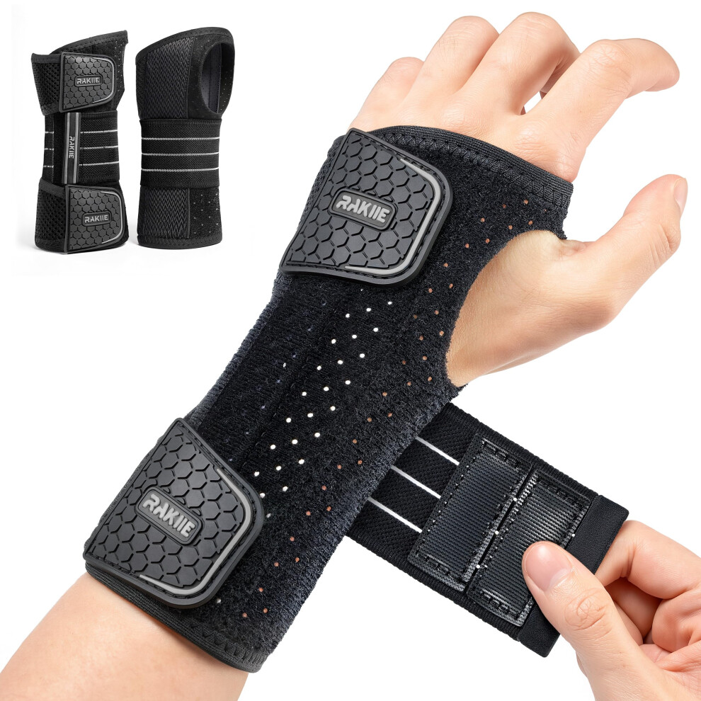 Photos - Braces / Splint / Support Rakiie 2 Pack Carpal Tunnel Wrist Braces, Adjustable Night Wrist