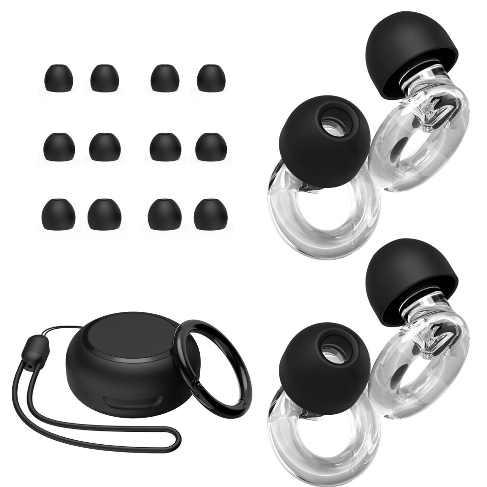 Justrvn Ear Plugs For Concert, 2 Pairs Of Noise Reduction Earplugs