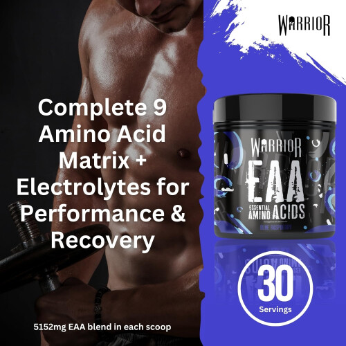 Warrior Warrior EAA Amino Acids Powder, 360g – Essential Amino Acid 2