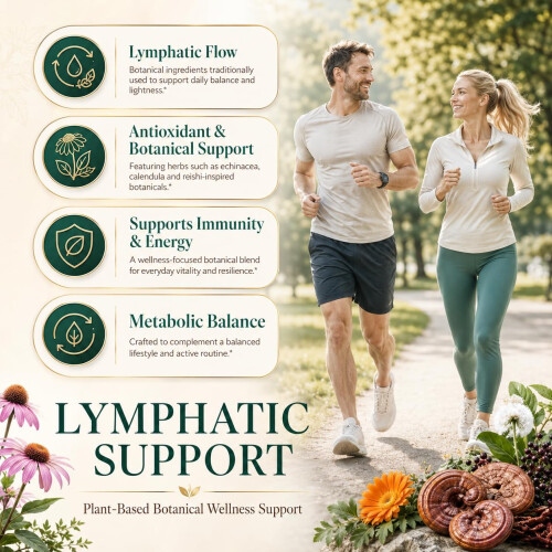 Lymphatic Drainage Supplements Drops for Immune, Cleanse & Detox, 2