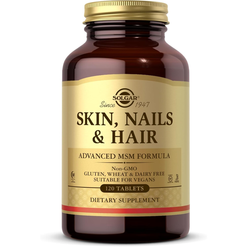 Photos - Other for Dogs SOLGAR Skin, Nails and Hair, Improved MSM Formula, To Help Build 