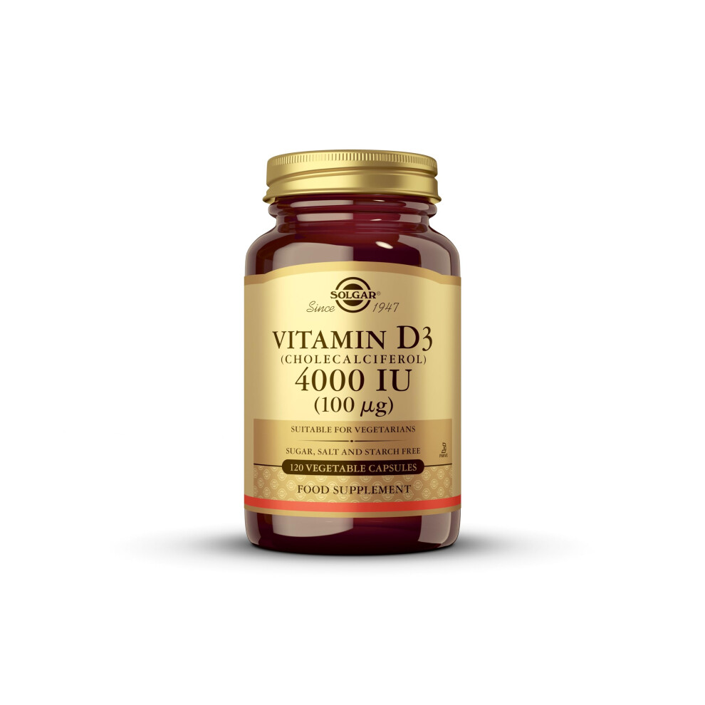 Solgar 4000Iu Vitamin D3 - Healthy Teeth And Bones - Better Calcium