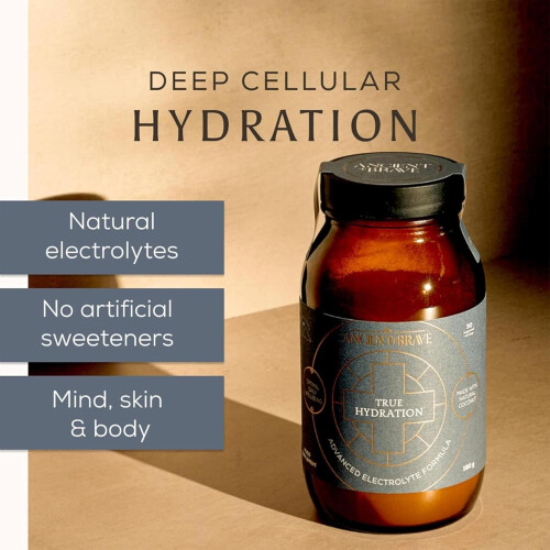 Ancient + Brave True Hydration 180g Jar - Electrolytes Powder with 1