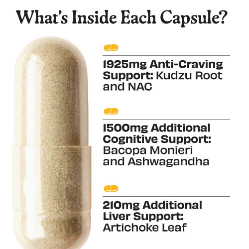 Amulet Alcohol Suppressant Tablets for Cravings & Moderation Support 2