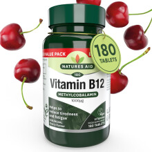 Natures Aid Vitamin B12 1000µg – High Strength Methylcobalamin