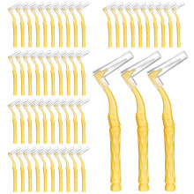RAYITO 50pcs 1-1.2mm Interdental Brushes, Soft Dental Brushes with