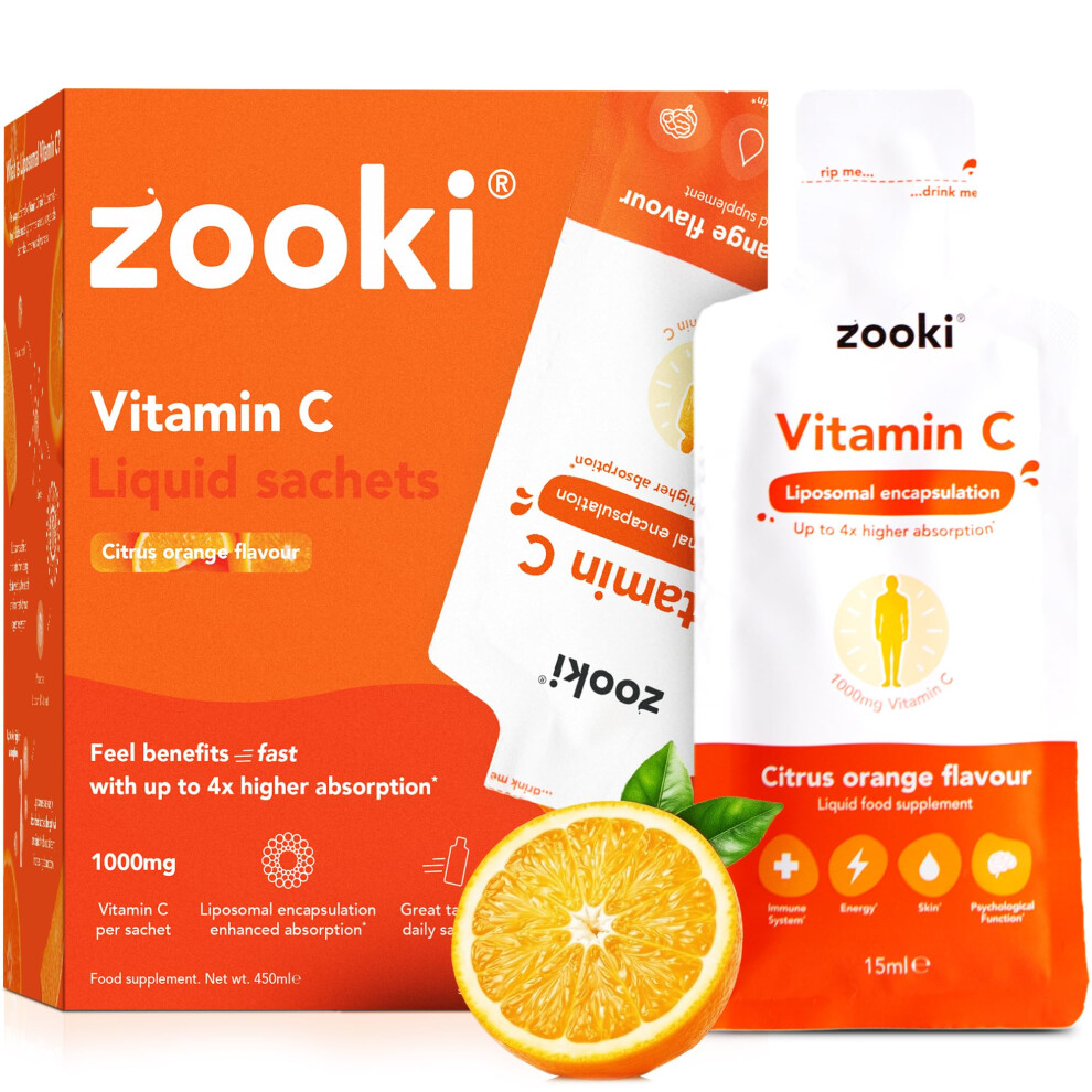 Photos - Vitamins & Minerals Zooki Liposomal Vitamin C 1000mg Liquid â 4X Higher Absorption â