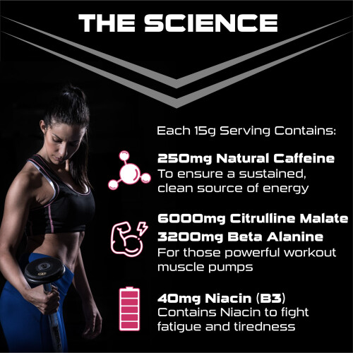 SCI-MX - X-PLODE Pre Workout Powder - Sour Watermelon - Amino Acids + 2
