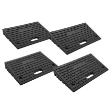 Nicoman Rubber Kerb Ramps, Multiuse Curb Ramp for Vehicles,