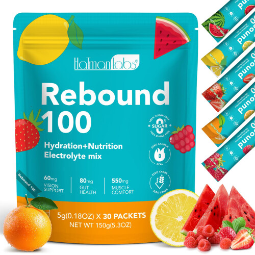 30 PCS Electrolyte Powder Packets,Electrolytes Sachets,Liquid Daily