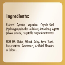 Solgar NAC (N-Acetyl-L-Cysteine) 600 Mg Vegetable Capsules - Pack of