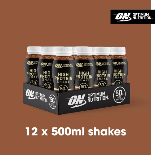 Optimum Nutrition ON High Protein Shake Bottles, Ready To Drink Healthy Snacks, No 2