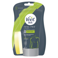 Veet Men's Hair Removal Cream 150 ml with Sponge, Quick & Effective